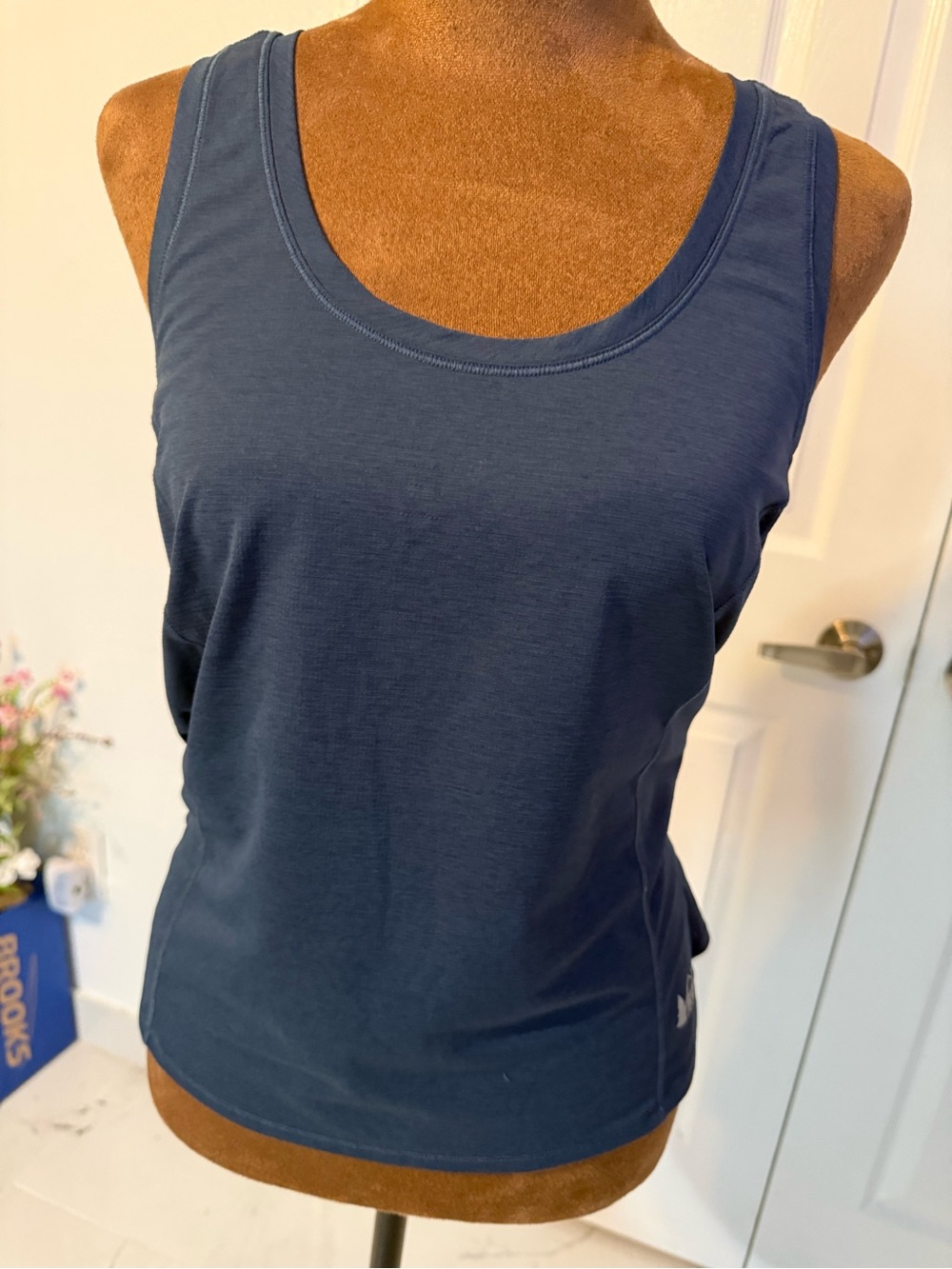 REI Slate Blue Scoop Neck Tank Top